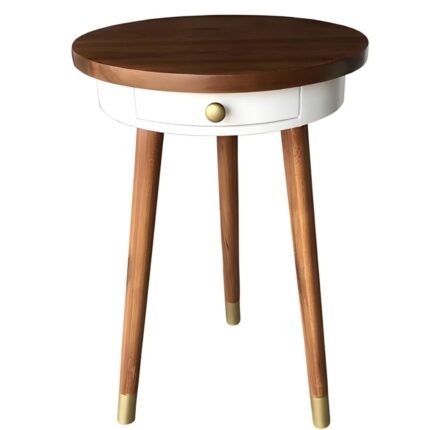 Rimvie 16x16x24 inch Fixed Top Side Table